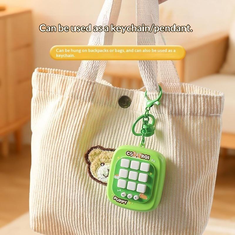 Gaming Console Keychain - in 1 Electronic Tic Tac Toe