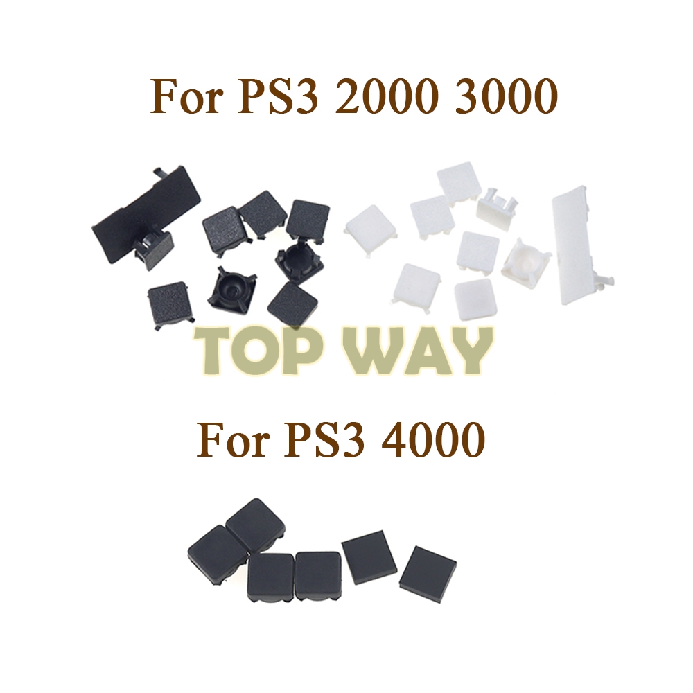 Gaming Console And Pc - 1set Plastic Button Screw Cap Rubber