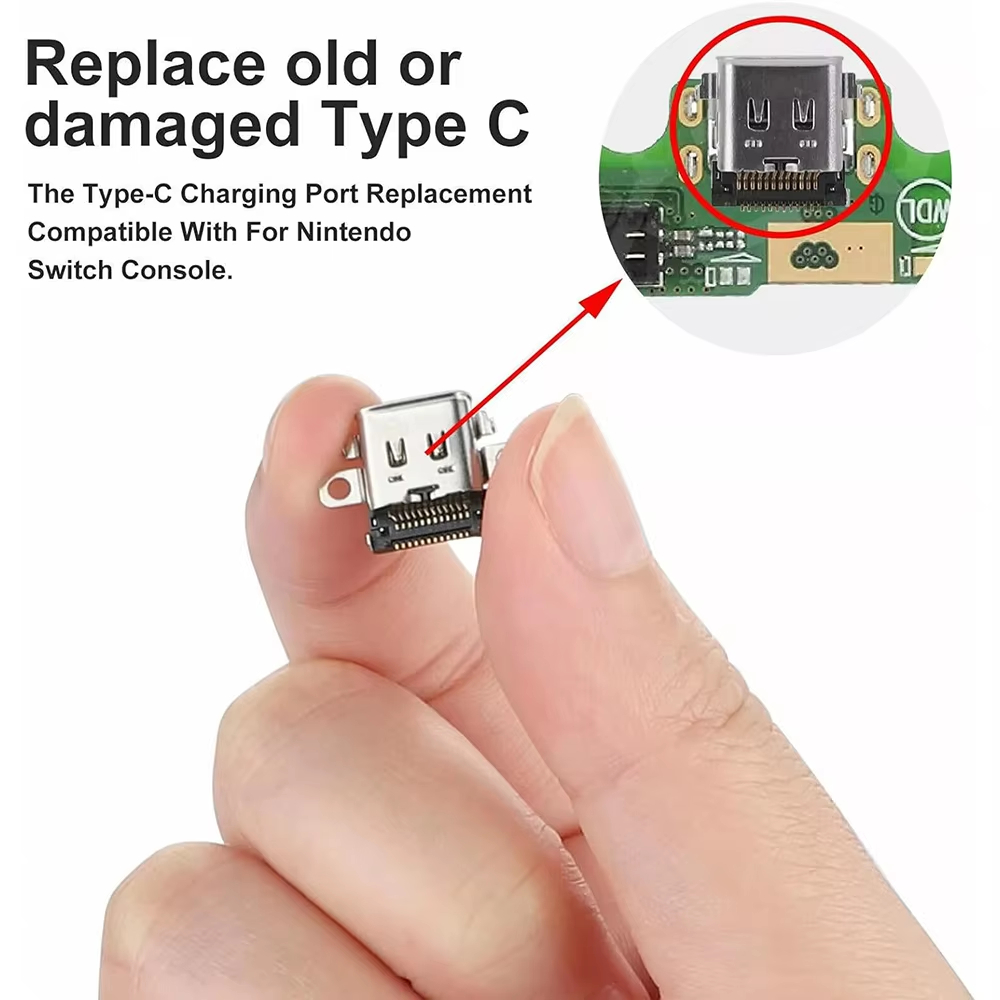 Replacement Type C Port Chargi - огляд і ціна Nintendo Switch Case