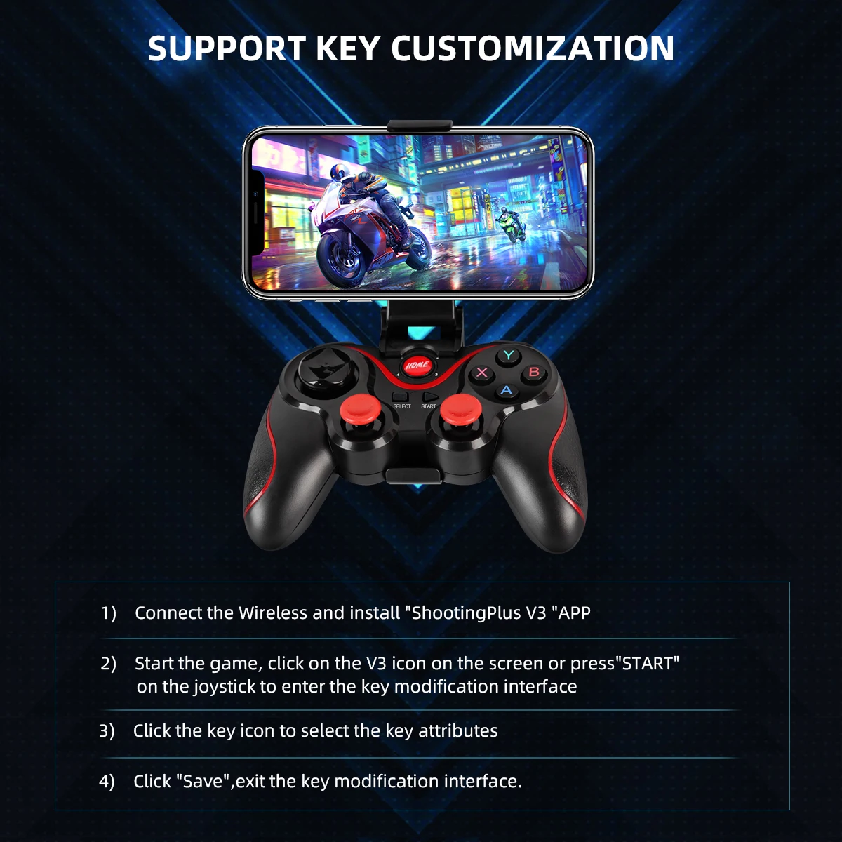 GAMINJA Wireless Bluetooth Gam - огляд і ціна Gaming Console For Smart Tv