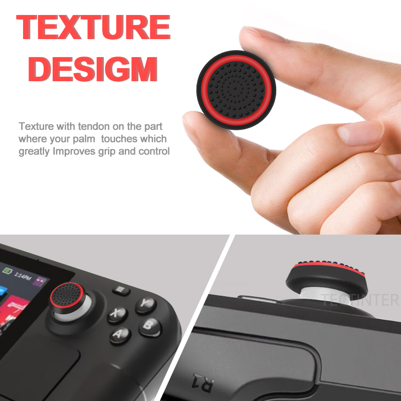 4PCS Silicone Analog ThumbStic - огляд і ціна Gaming Console And Pc
