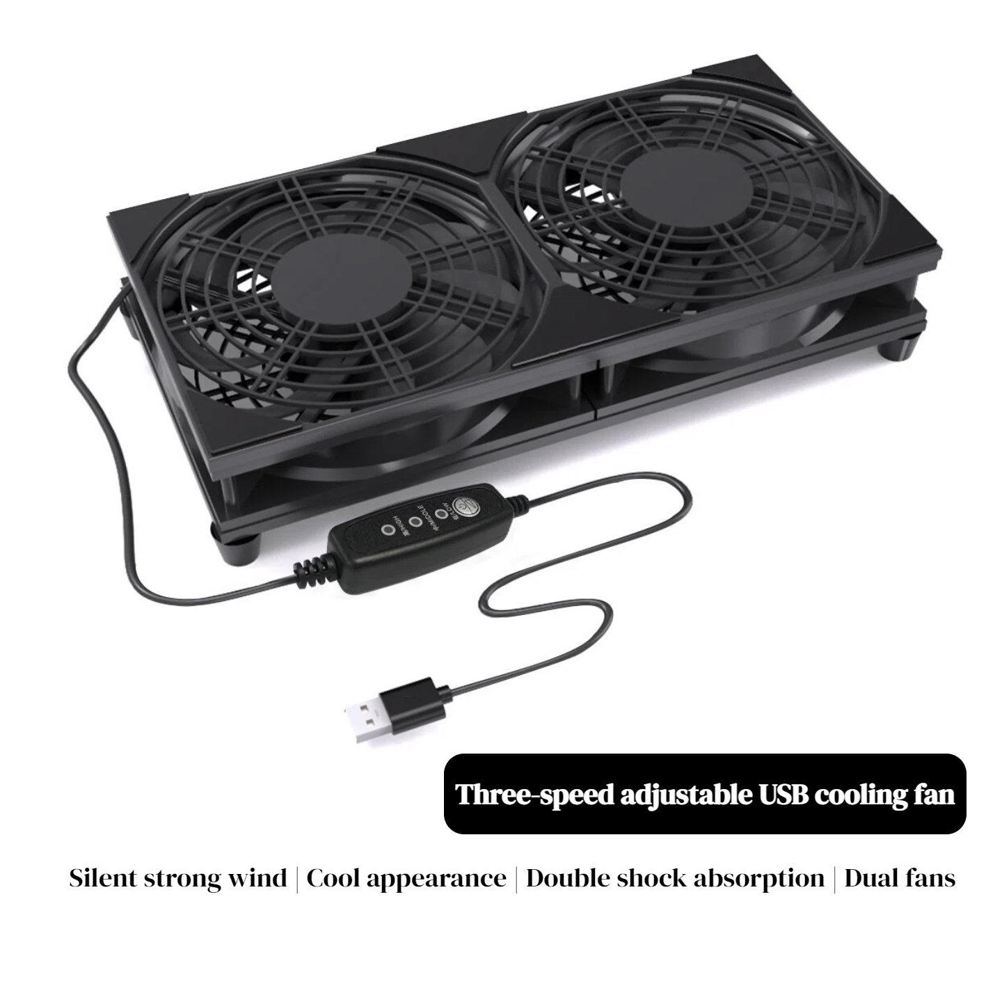Dual USB Cooling Fan with 3-Sp - огляд і ціна Gaming Console And Pc