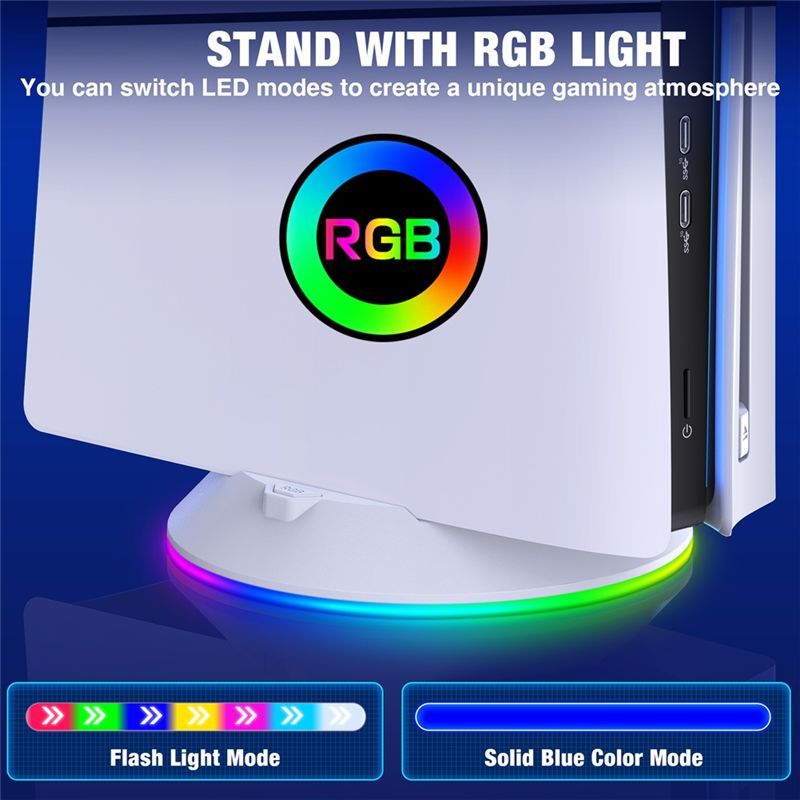 AED7-Vertical Stand With RGB L - огляд і ціна Gaming Console Holder