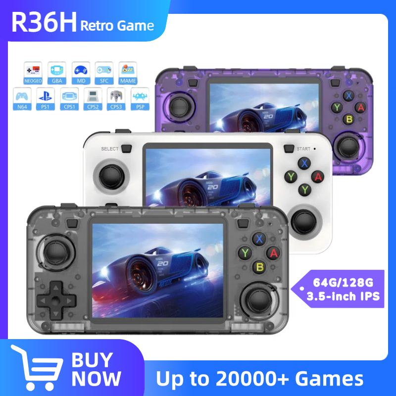 R36H Retro Handheld Video Game - огляд і ціна Gaming Console Handheld Retro