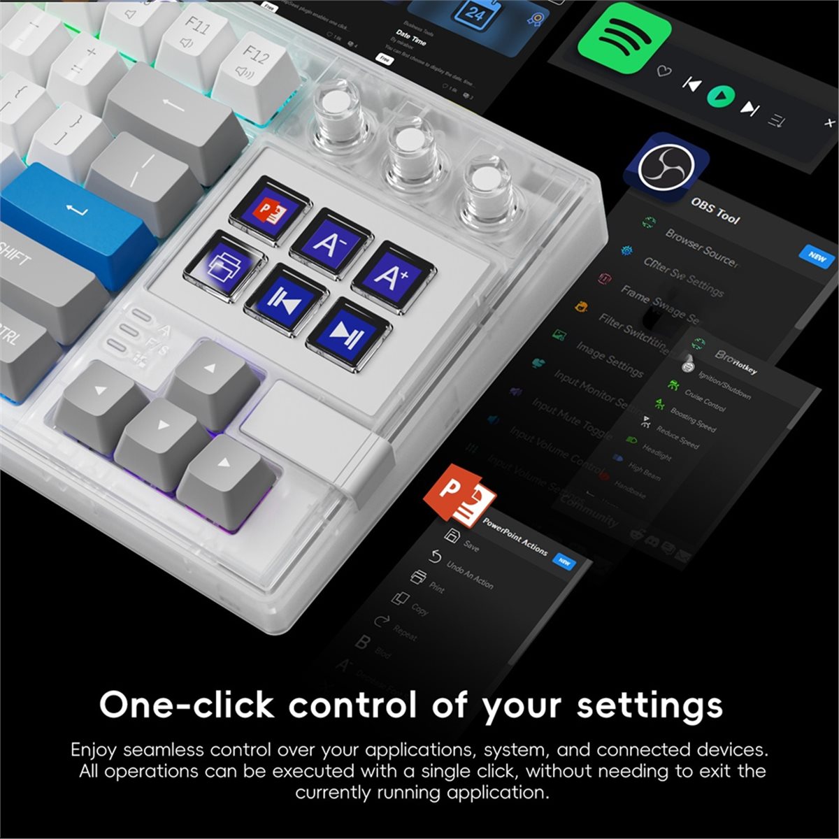 popop K1 Pro 6 LCD Visual Mech - огляд і ціна Gaming Console Keyboard