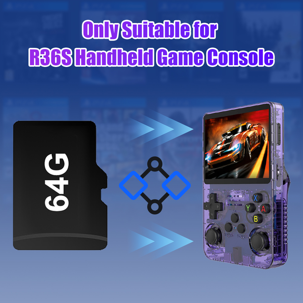 64G Game TF Card for R36S Vide - огляд і ціна Gaming Console Handheld Retro
