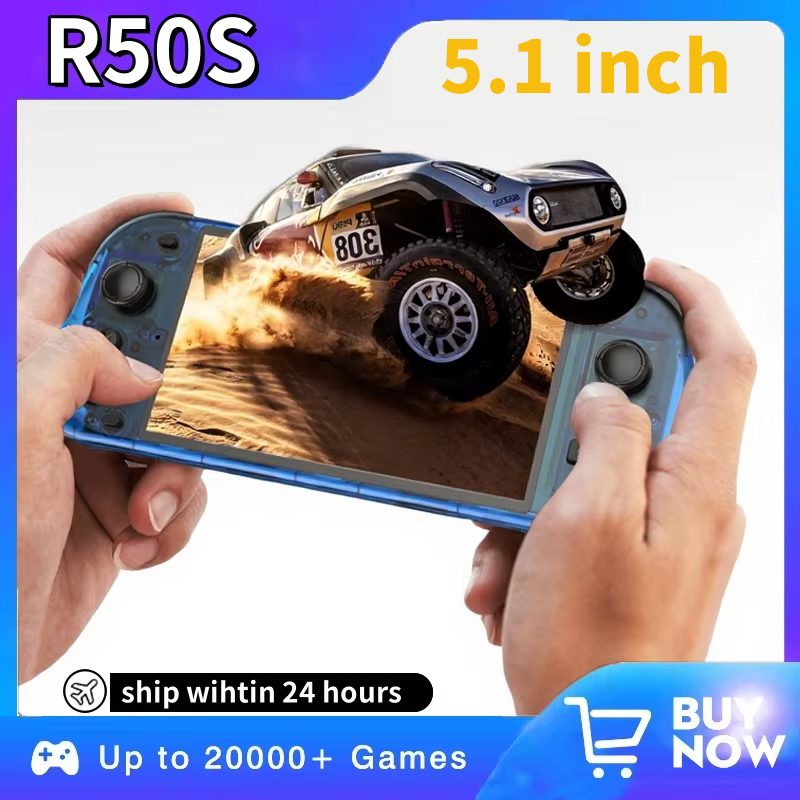 5.1inch New R50S Retro Handhel - огляд і ціна Gaming Console Online