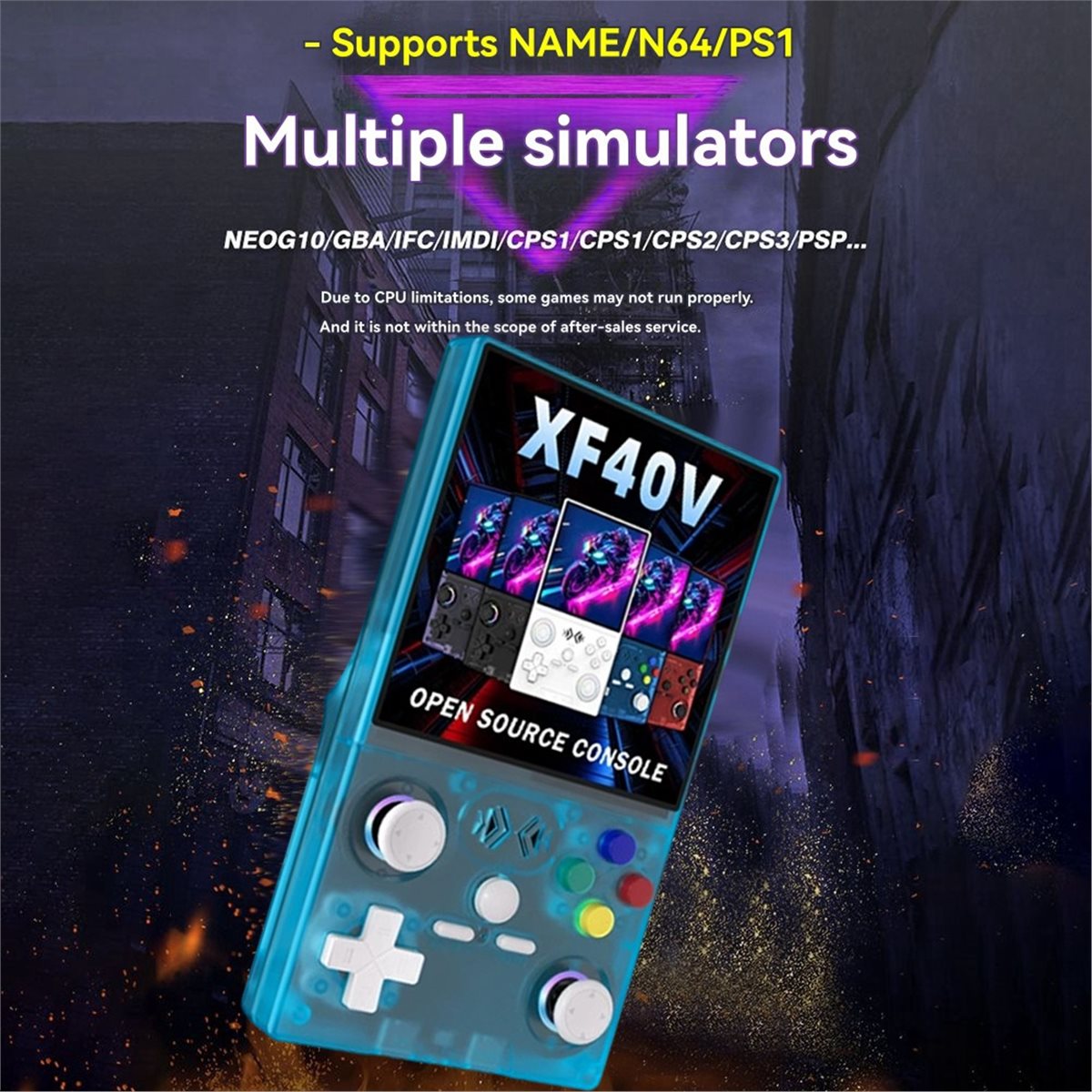A86G NEW XF40V Retro Handheld  - огляд і ціна Gaming Console Handheld Retro