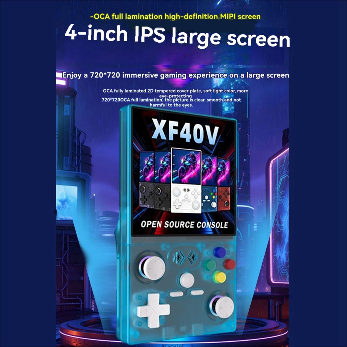 A86G NEW XF40V Retro Handheld  - огляд і ціна Gaming Console Handheld Retro
